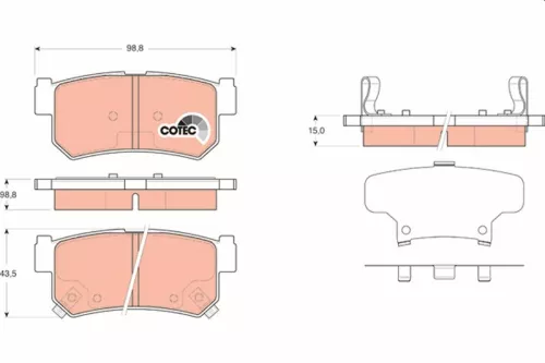 Brake Pad Set, disc brake