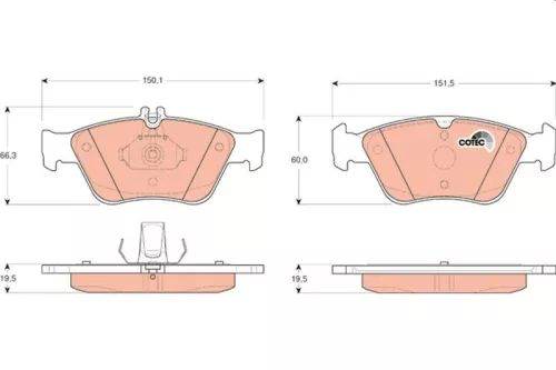 Brake Pad Set, disc brake