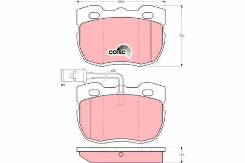 Brake Pad Set, disc brake