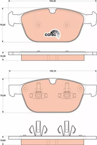 Brake Pad Set, disc brake