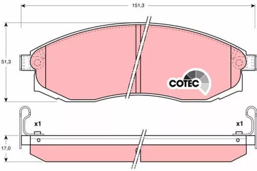 Brake Pad Set, disc brake