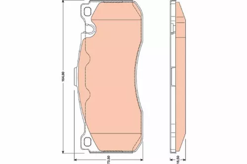 Brake Pad Set, disc brake
