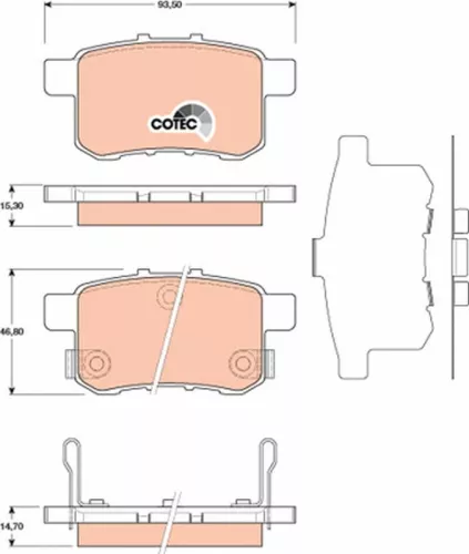Brake Pad Set, disc brake