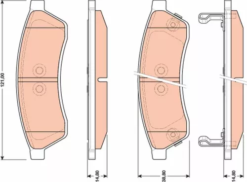 Brake Pad Set, disc brake