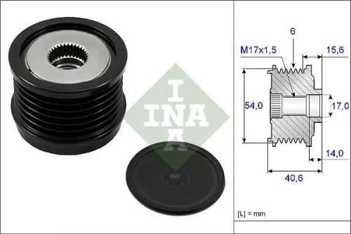 Alternator Freewheel Clutch