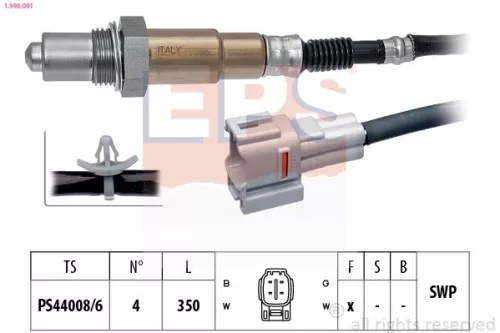 EPS Oxygen Sensor (1-998-091)