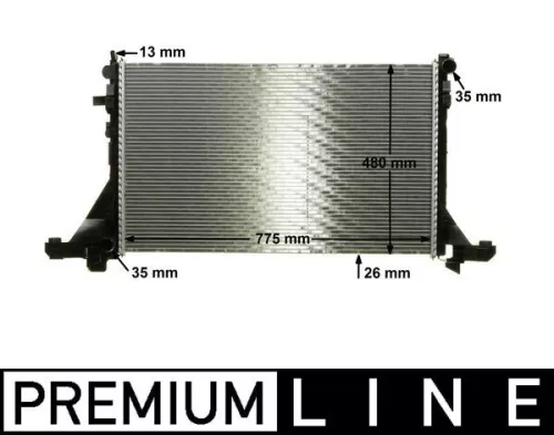 Radiator, engine cooling