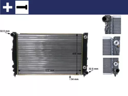 Radiator, engine cooling