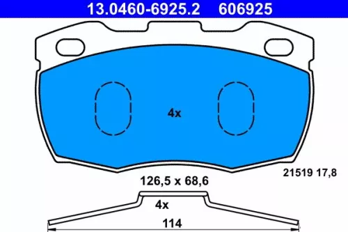 Brake Pad Set, disc brake