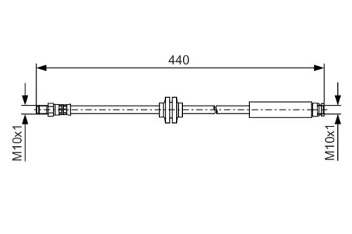 BOSCH Brake Hose (1987481484)