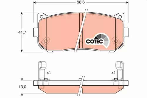 Brake Pad Set, disc brake
