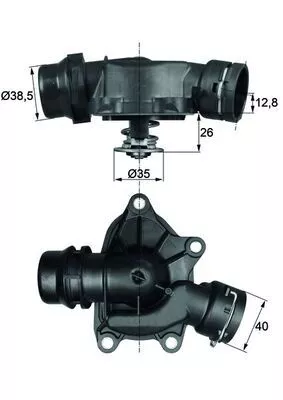 Thermostat, coolant