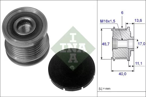 Alternator Freewheel Clutch