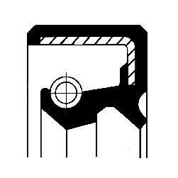 CORTECO Shaft Seal, crankshaft (19015048B)