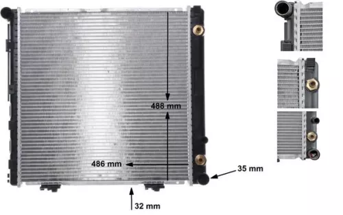 Radiator, engine cooling