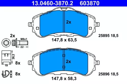 Brake Pad Set, disc brake