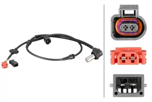 Sensor, wheel speed