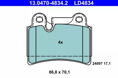 Brake Pad Set, disc brake