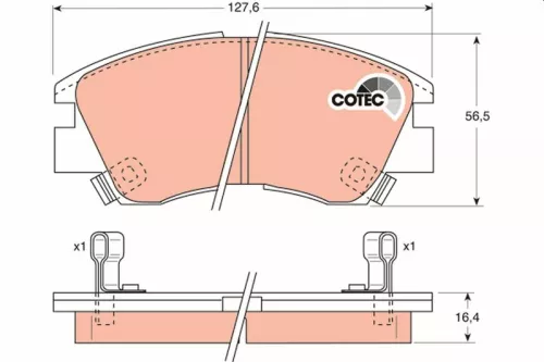 Brake Pad Set, disc brake