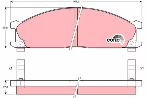 Brake Pad Set, disc brake