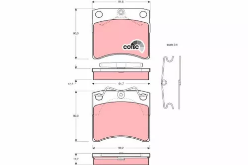 Brake Pad Set, disc brake