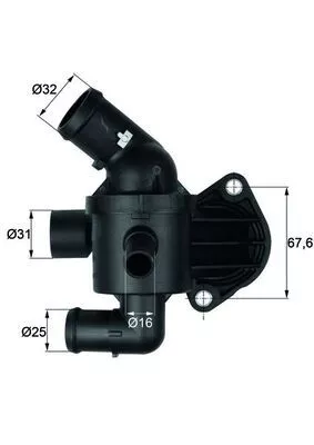 Thermostat, coolant