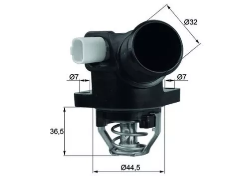 Thermostat, coolant
