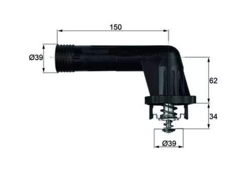 Thermostat, coolant