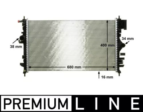 Radiator, engine cooling