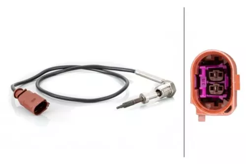 Sensor, exhaust gas temperature