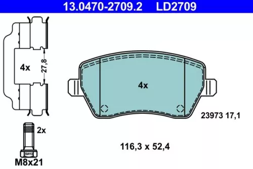 Brake Pad Set, disc brake