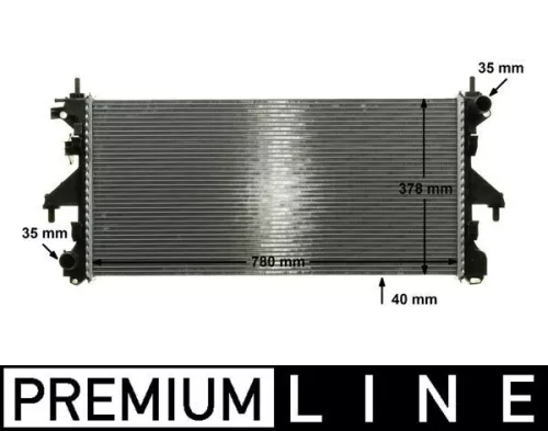 Radiator, engine cooling