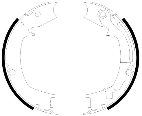 Brake Shoe Set, parking brake