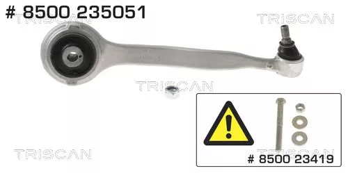 Control/Trailing Arm, wheel suspension