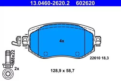 Brake Pad Set, disc brake