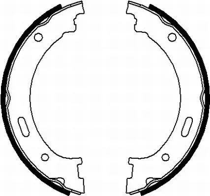 Brake Shoe Set, parking brake
