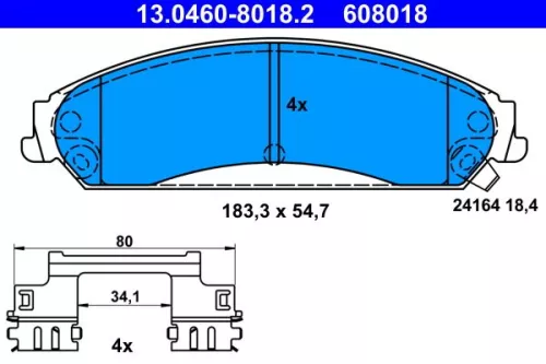 Brake Pad Set, disc brake