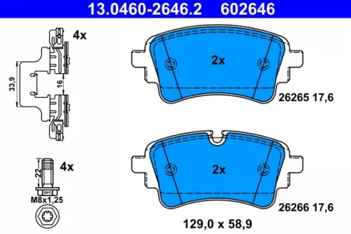Brake Pad Set, disc brake