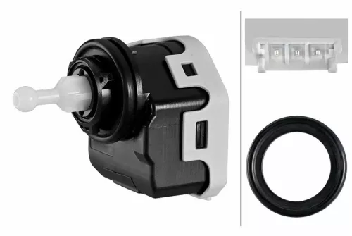 Actuator, headlight levelling