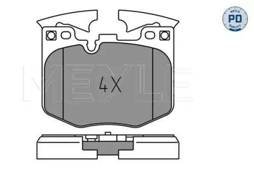MEYLE Brake Pad Set, disc brake (0252242520/PD)