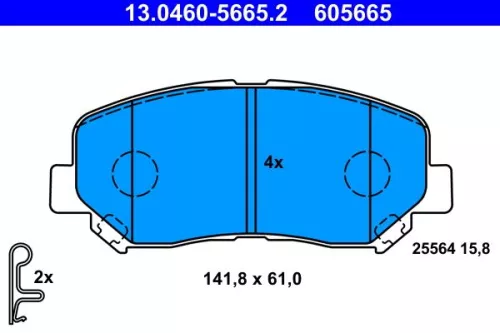 Brake Pad Set, disc brake