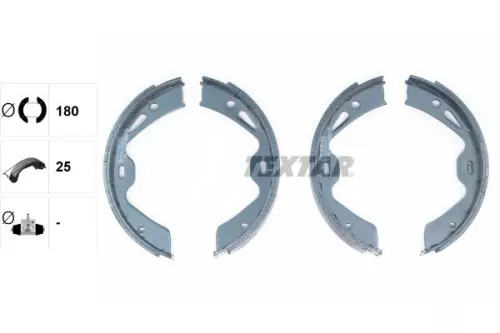 Brake Shoe Set, parking brake