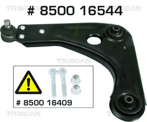 Control/Trailing Arm, wheel suspension