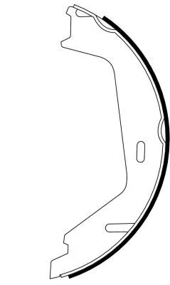 Brake Shoe Set, parking brake