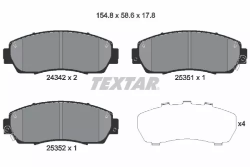 Brake Pad Set, disc brake