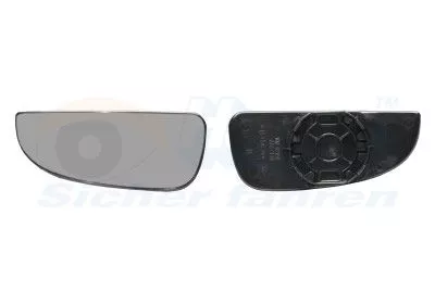 VAN WEZEL Mirror Glass, exterior mirror (1651831)