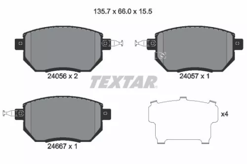 Brake Pad Set, disc brake
