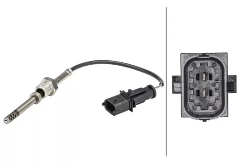 Sensor, exhaust gas temperature