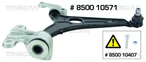 Control/Trailing Arm, wheel suspension