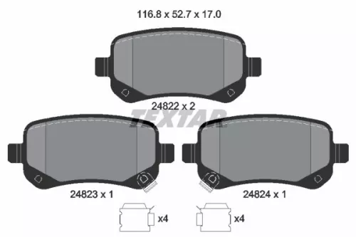 Brake Pad Set, disc brake